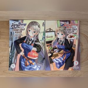 Donten Kosaka My Lovey Dovey Wife is a Stone Cold Killer Manga Lot Volumes 1-2